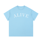 "ALIVE" Vintage Wash Cotton T-Shirt