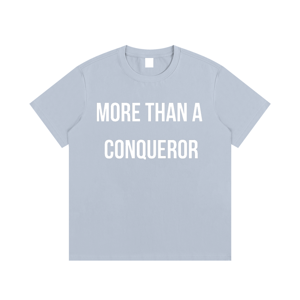 "MORE THAN A CONQUEROR" Essential Cotton T-Shirt