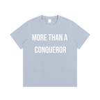 "MORE THAN A CONQUEROR" Essential Cotton T-Shirt