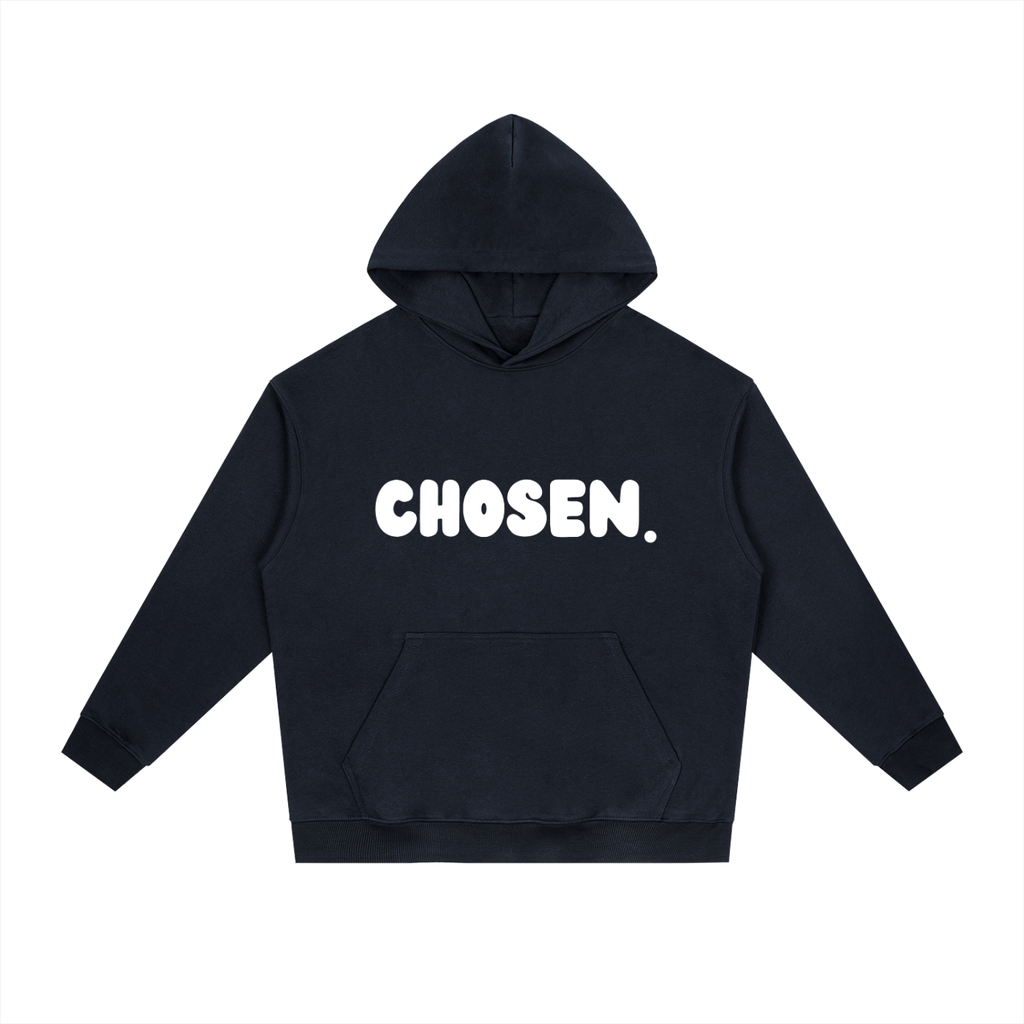 "CHOSEN." Heavyweight Drop-Shoulder Hoodie