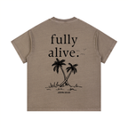 "ALIVE." Vintage Wash Cotton T-Shirt