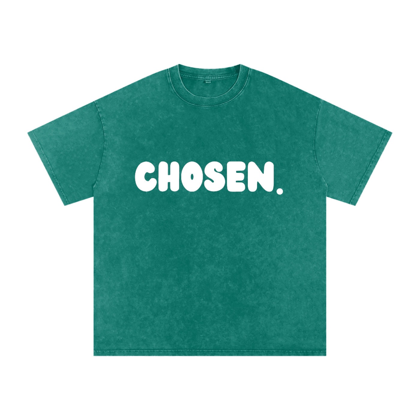 "CHOSEN" Snow Washed Oversized Cotton T-Shirt