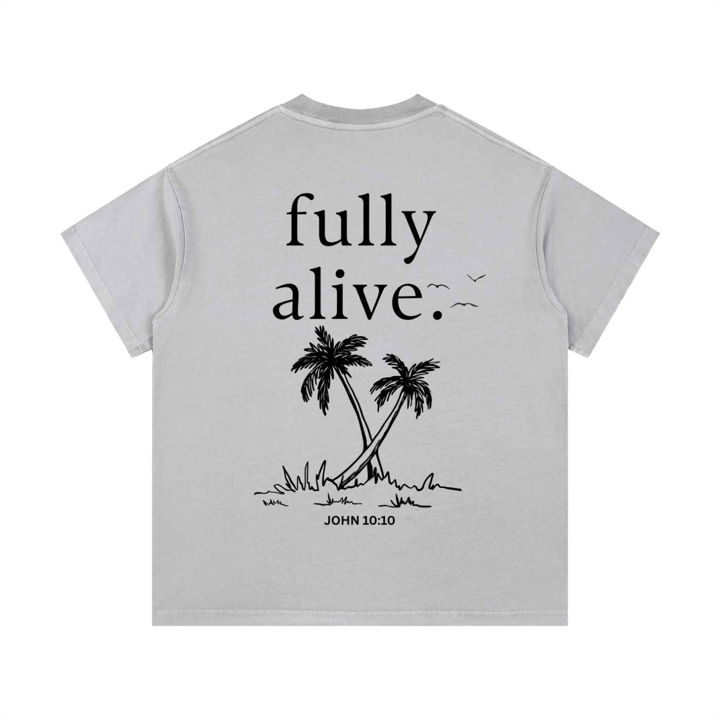 "ALIVE." Vintage Wash Cotton T-Shirt