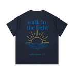 "SUNLIT" Vintage Wash Cotton T-Shirt