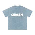 "CHOSEN" Snow Washed Oversized Cotton T-Shirt