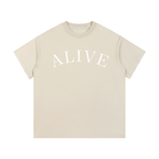 "ALIVE" Vintage Wash Cotton T-Shirt