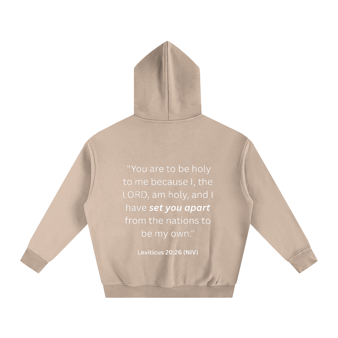 "SET APART" Oversize Fleeced Hoodie