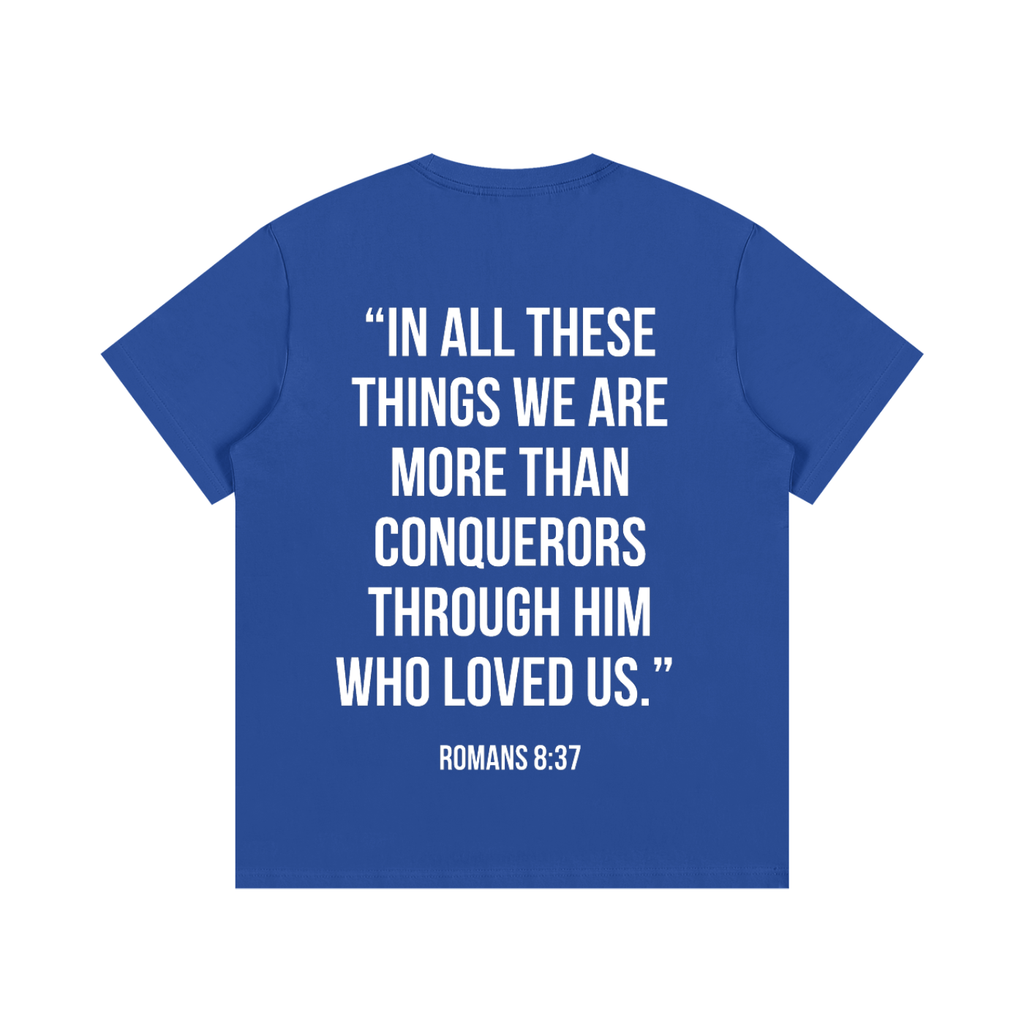 "MORE THAN A CONQUEROR" Essential Cotton T-Shirt