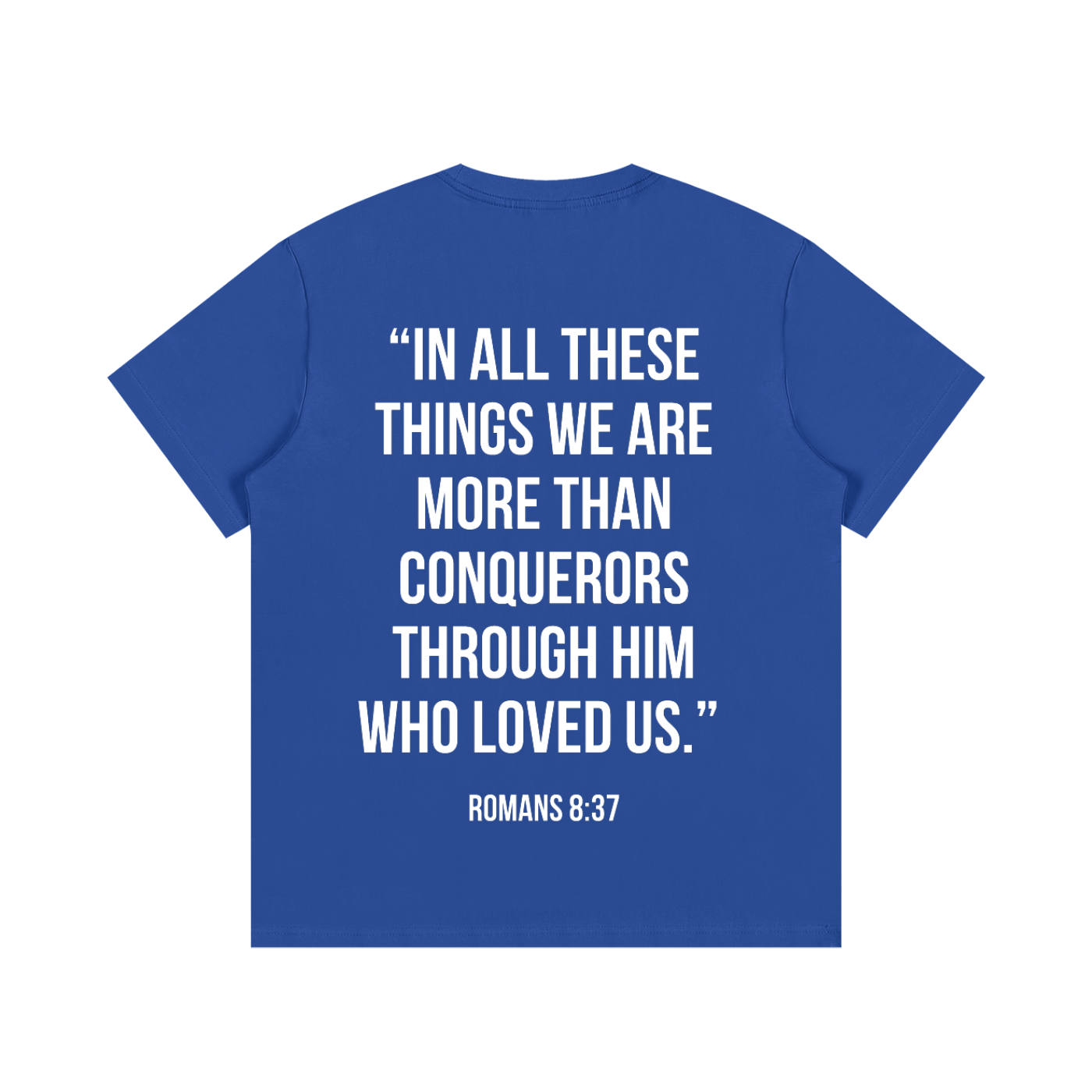 "MORE THAN A CONQUEROR" Essential Cotton T-Shirt
