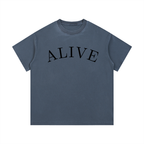 "ALIVE." Vintage Wash Cotton T-Shirt
