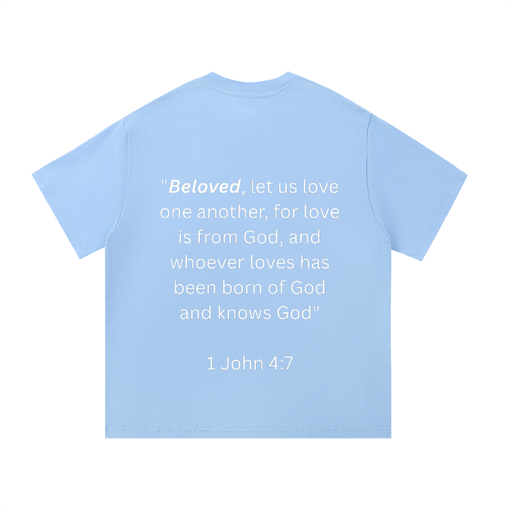 "BELOVED." Essential Cotton T-Shirt