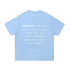 "BELOVED." Essential Cotton T-Shirt