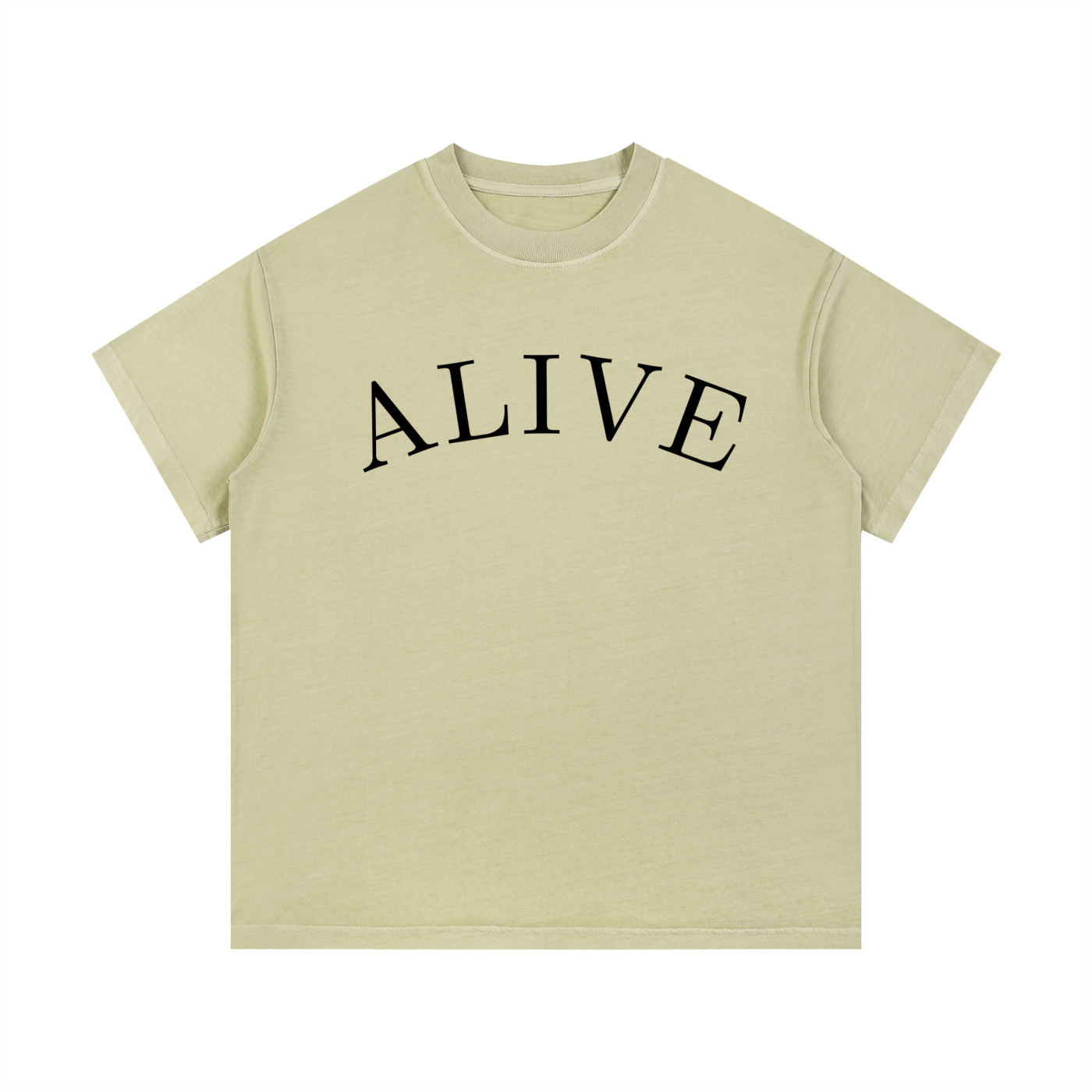 "ALIVE." Vintage Wash Cotton T-Shirt