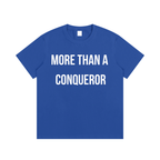 "MORE THAN A CONQUEROR" Essential Cotton T-Shirt