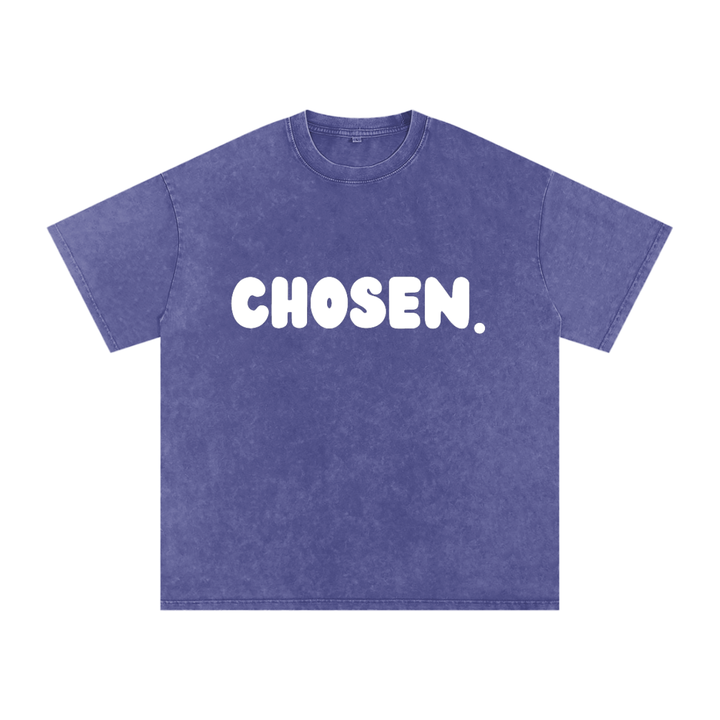 "CHOSEN" Snow Washed Oversized Cotton T-Shirt